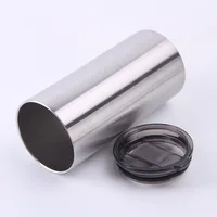 

22oz Skinny tumbler double wall insulation slide lid tumbler cups stainless steel fatty skinny tumbler