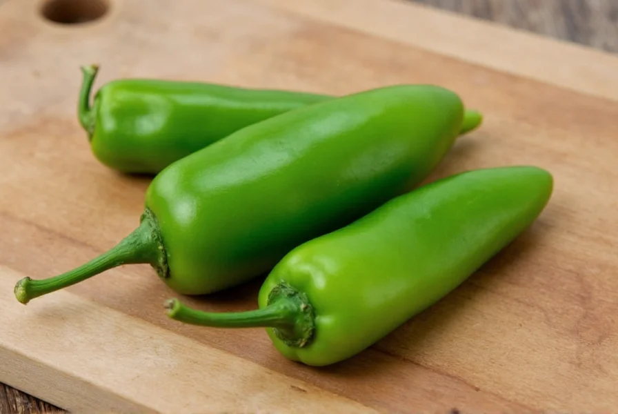 Serrano Pepper Plants in Garden
