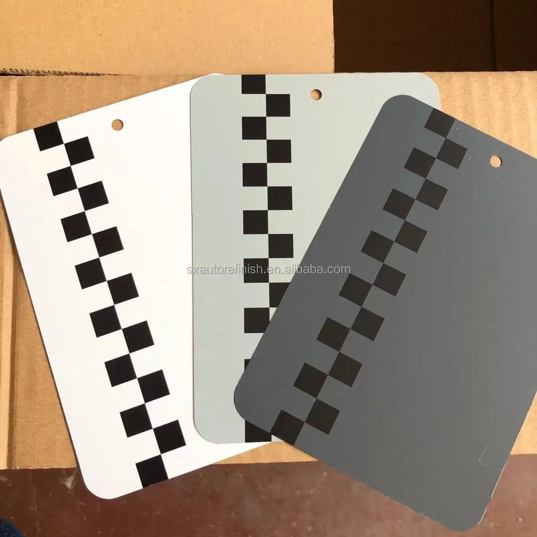 Car Sprayer Colour Check Panels Metal Spray Out Card For Paint Match