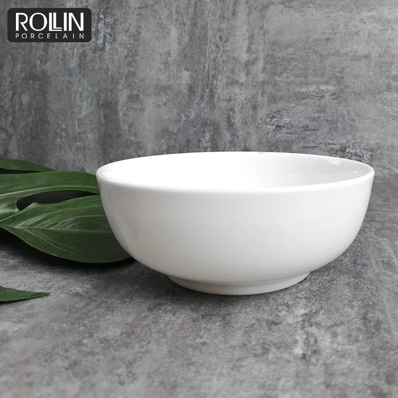 

best-selling hotel&restaurant round white porcelain bowl