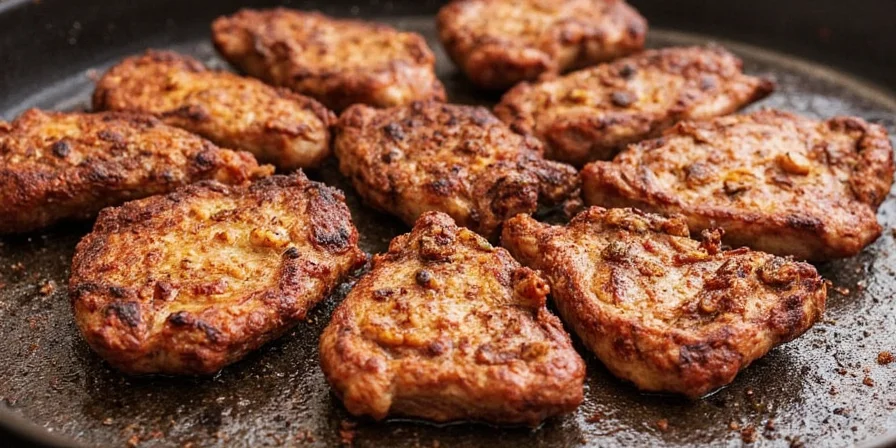 Garam masala and lime zested pork chop