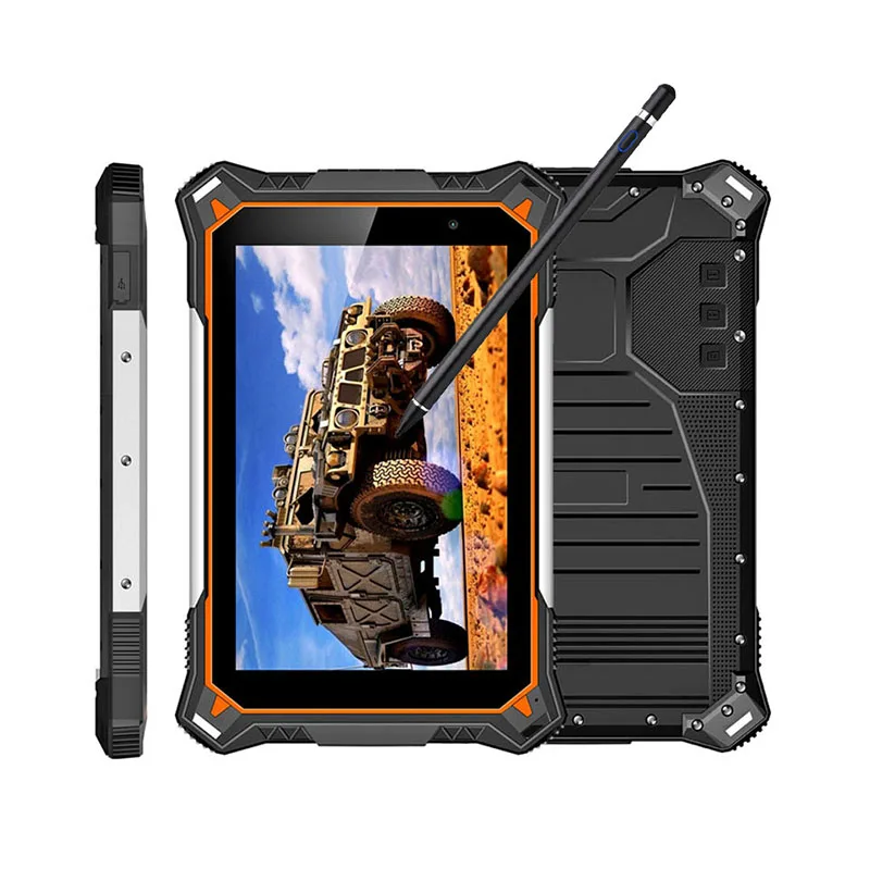 

IP68 Waterproof Dustproof 10000mAh Battery 8 inch Android 9.0 Rugged Tablet With NFC GPS