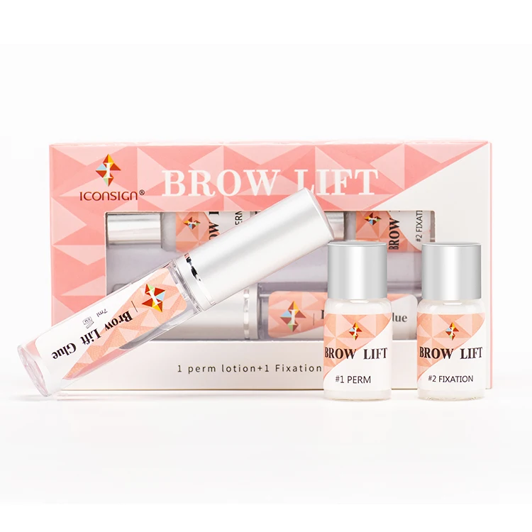 

ICONSIGN pink brow lift perm iconsign brow lift kit logo