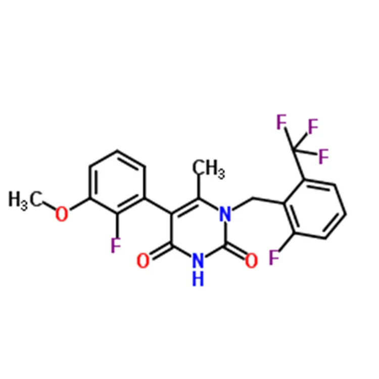 5-(2-Fluoro-3-methoxyphenyl)-1-[[2-fluoro-6-(trifluoromethyl)phenyl]methyl]-6-methyl-2,4(1H,3H)-pyrimidinedione 1150560-59-0