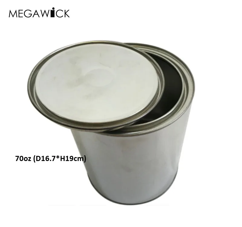 High Quality Matte Black Candle Holder With Black Square Gift Box For