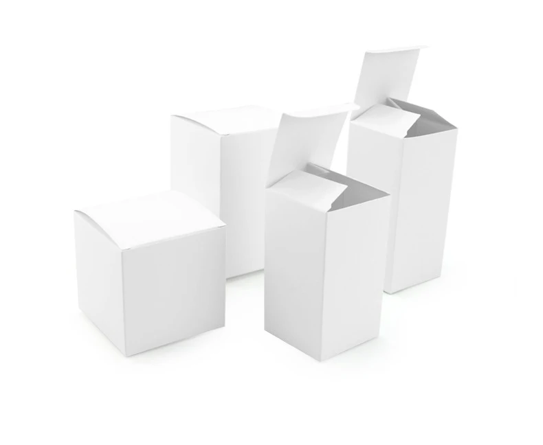 

Customized Product Packaging Small White Box Packaging White Paper Box