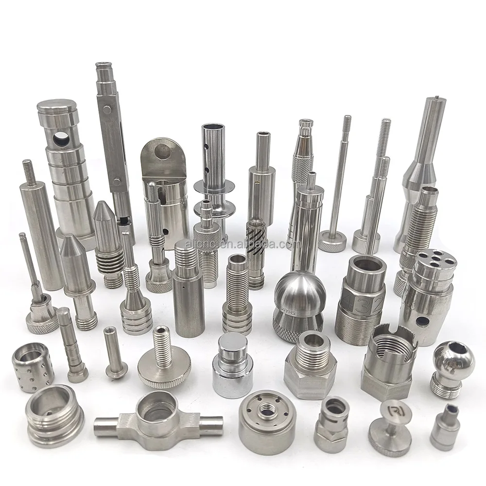OEM Custom CNC Turning Bearing Shaft High Precision Stainless Steel Parts Rotated Shaft SS304 SS316 Long Linear Steel Part
