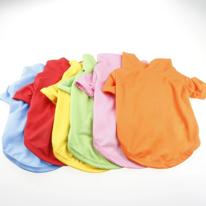 

Factory Sale Classics Dog Polo Shirt Pet Hoodie Dog Vest Coats Apparel Clothes For Pets, 6 colors