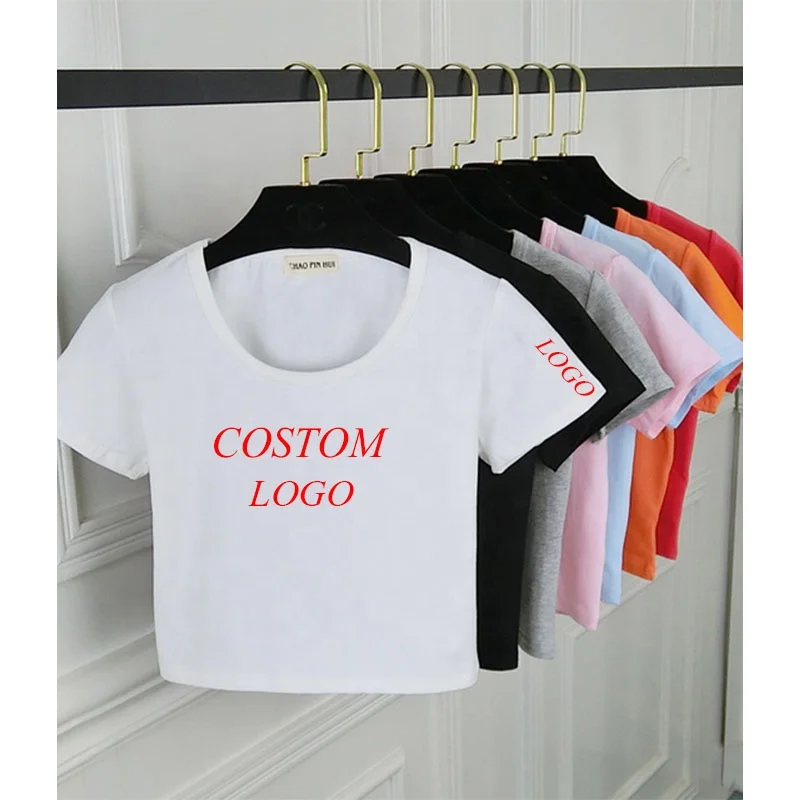 

Free Shipping Super Short Sexy Crop Top T Shirt Pullover Women Crop Tops