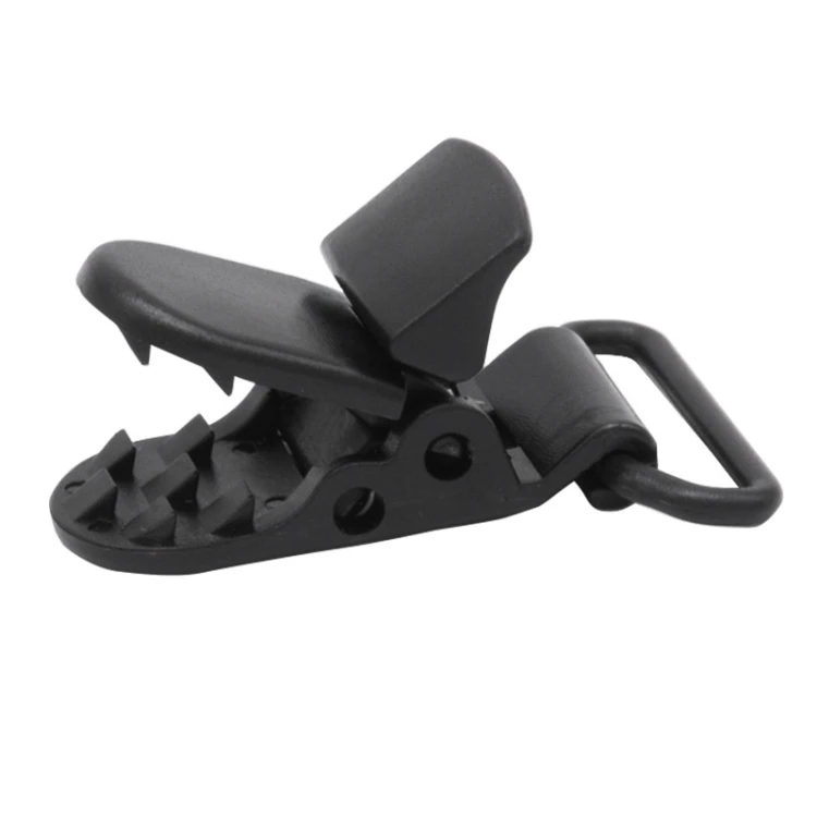 

Outdoor Camping Tent Clip Pull Point Hook Alligator Clamp Buckle For Tent Crocodile Clip Camping Accessory, Black