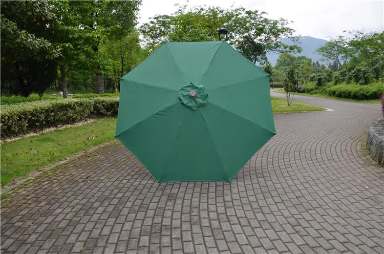 Jardín Paraguas Al Aire Libre Patio Parsaol De Acero Cuadrado Romaníes