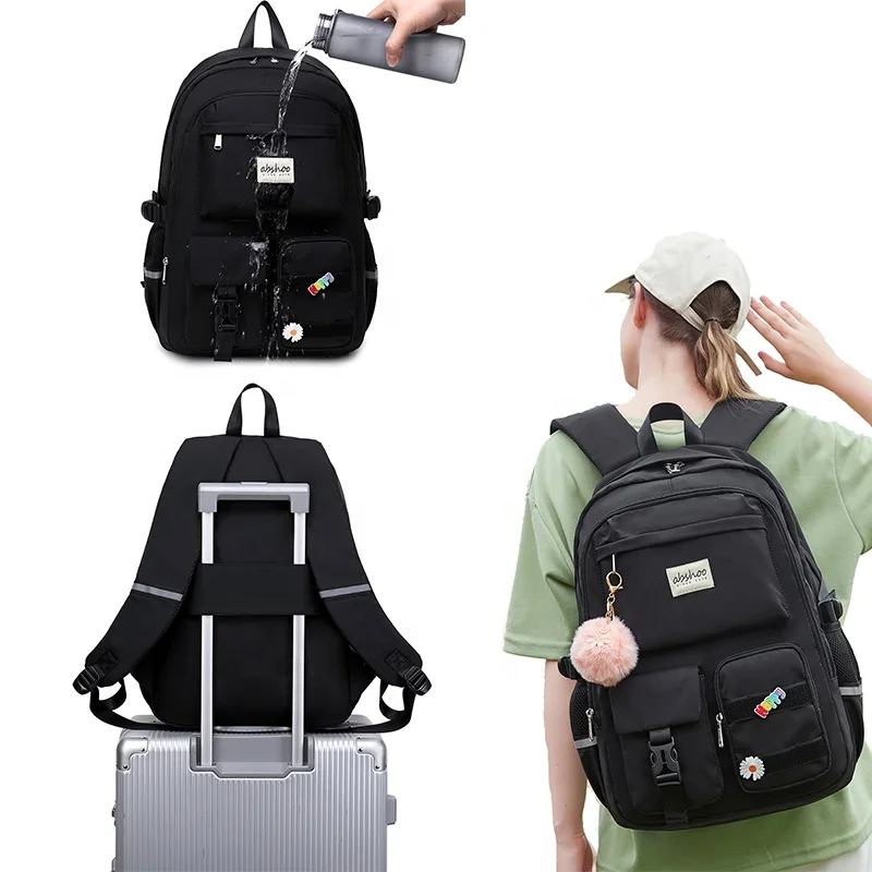 

College laptop backpack high school back pack diy bag backpack school bags for girls 2023 school bag backpack for girl and boy