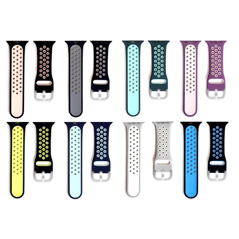 

silicone watch band for apple watch original silicone rubber strap band for apple watch series 44mm
