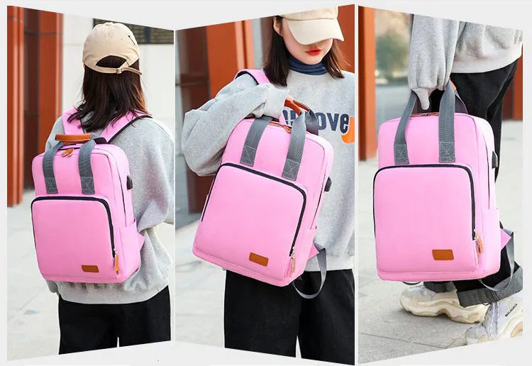 3 In 1 Backpack Set Korean Style Cute Pink Kids Back Pack Shoulder ...