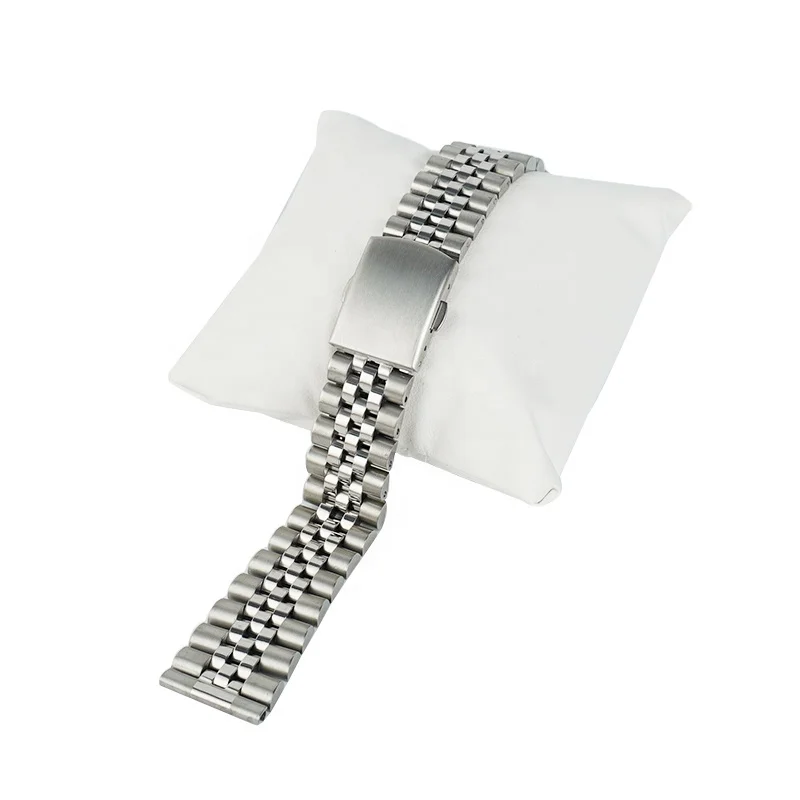 

Ready to ship 18mm 20mm Stainless Steel jubilee Watch Band Bracelet Strap flat End