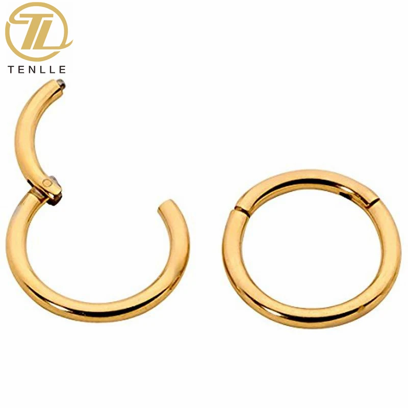 

Small Hoop Huggie Stainless Steel Round Earrings Open Loop Body Pierce Accessories Circle Interface Earring Nose Loop Lip Loop