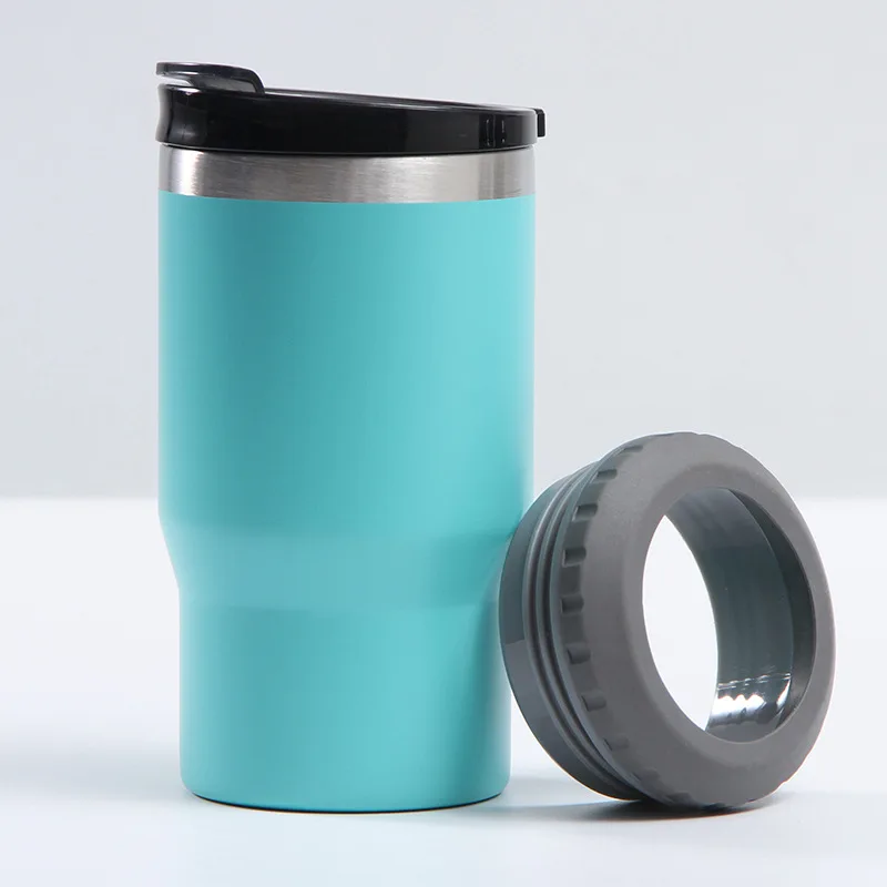 

Stainless Steel Insulated 12oz Skinny Can Cooler Mermaid Glitter Slim Beer Can Holder, Customized available