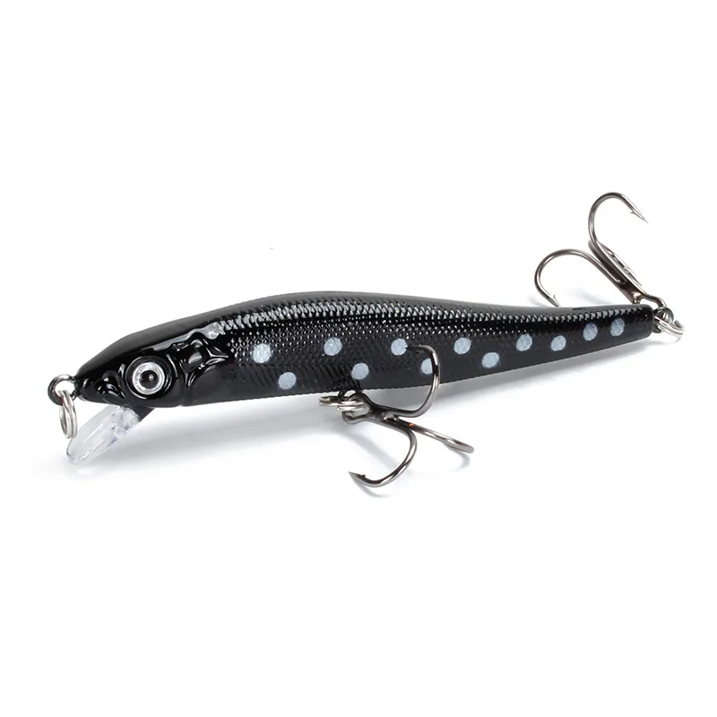

Assorted Colors Plastic Fishing Lures Hard Bait Minnow Artificial Fishing Lures For Perch, 18 colors