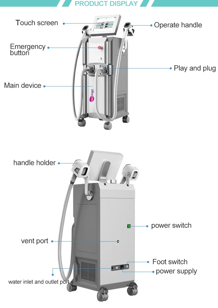 alexandrite diode laser hair removal machine price 