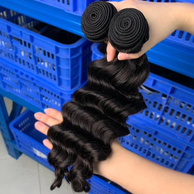 

50% OFF Cuticle Aligned Brazilian Hair Bundles Double Drawn Virgin Deep Wave Hair