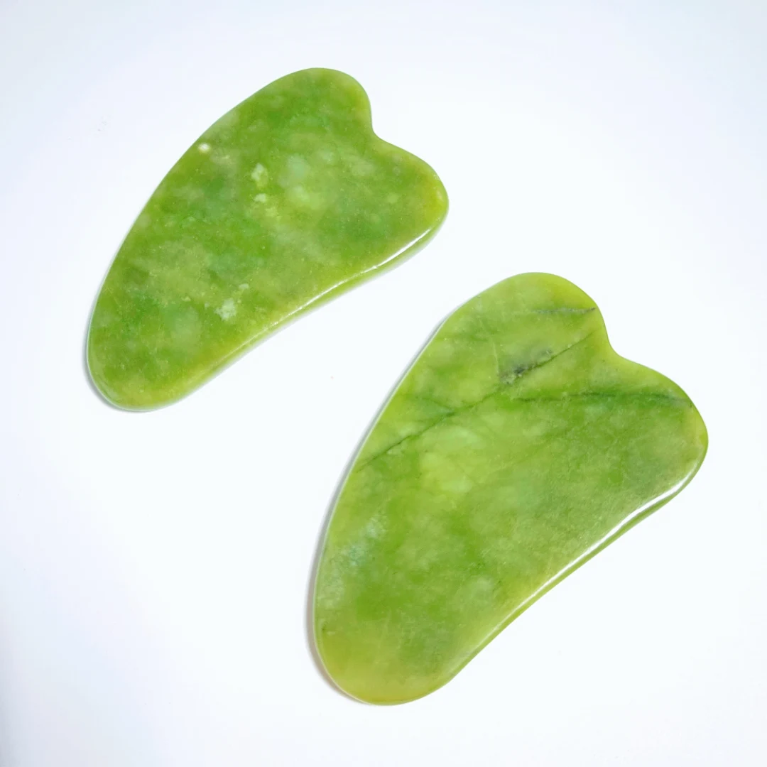 

Facial massager gua sha Xiuyan Jade natural guasha boards craping jade