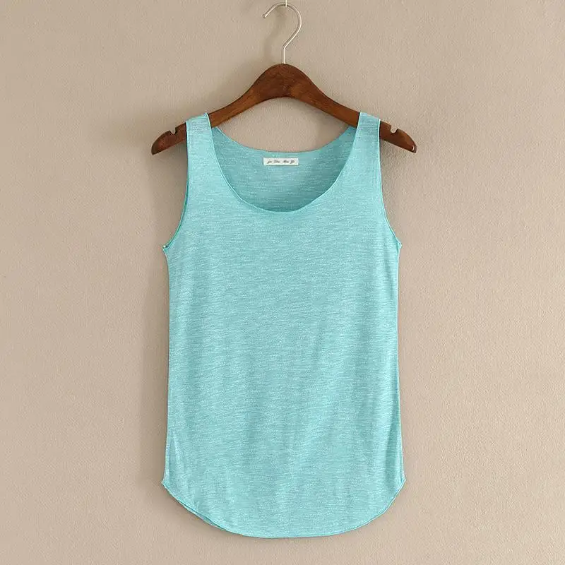 

Wholesale fitness tank top T Shirt loose model women T-shirt O-neck slim tops, Purple/pink/black/white