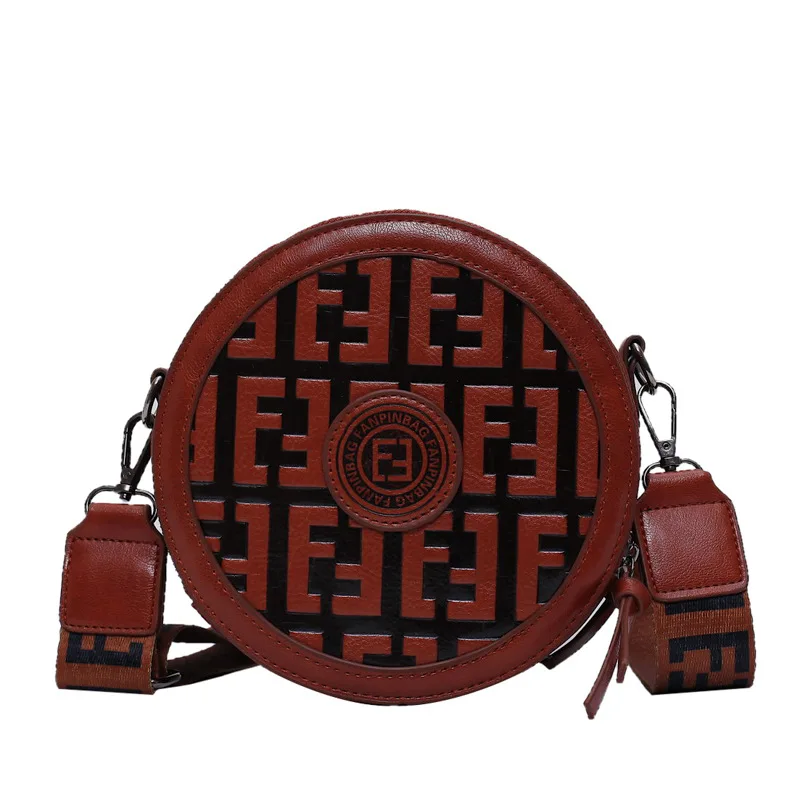 

Letter small round bag casual slanting cross fashion little lady bag, Pictures show