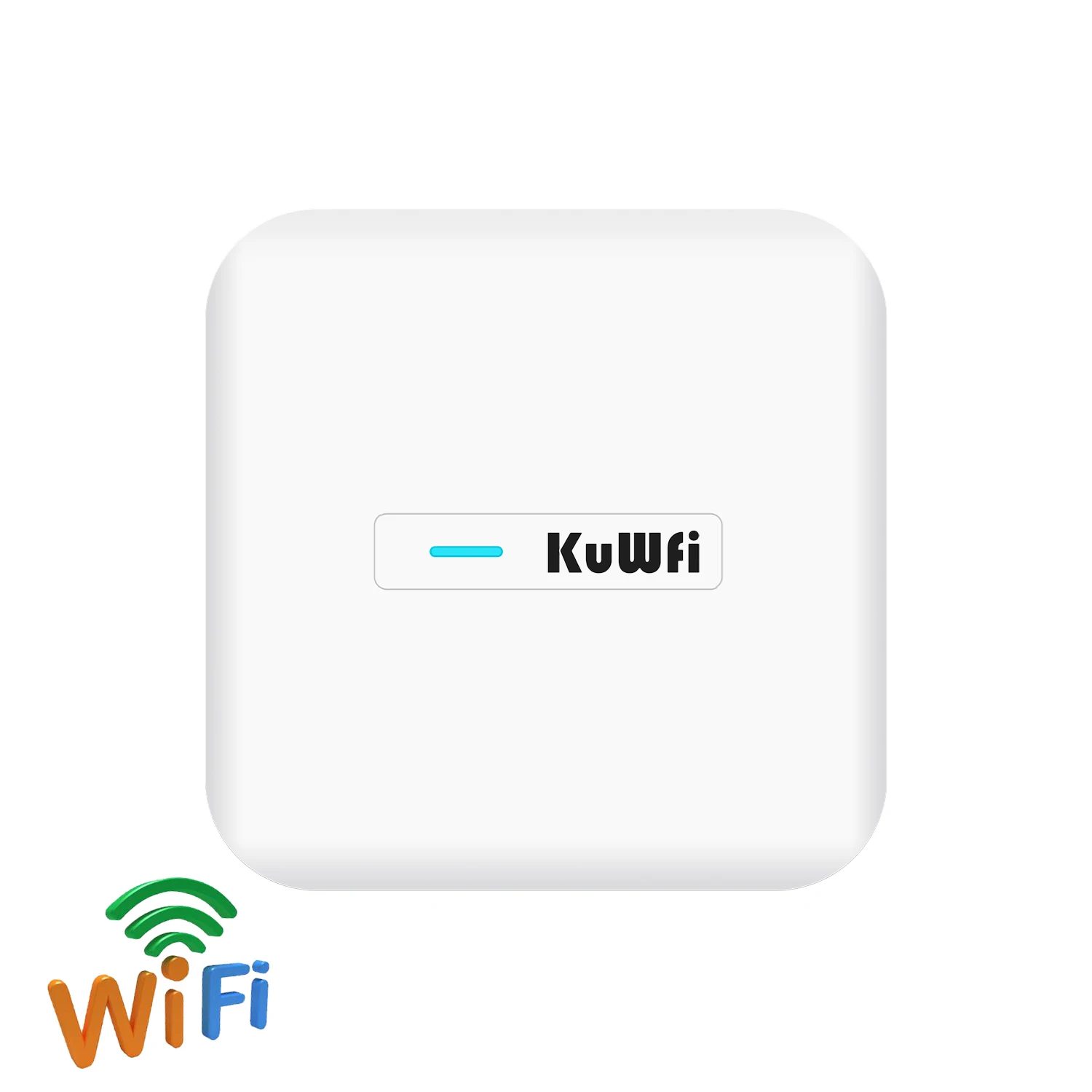 

KuWFi Dual-band WiFi 6 Ceiling AP 3000Mbps 2.5G Gigabit WAN/LAN Ceiling Mount WiFi AP Wireless Access Point for WiFi Covering