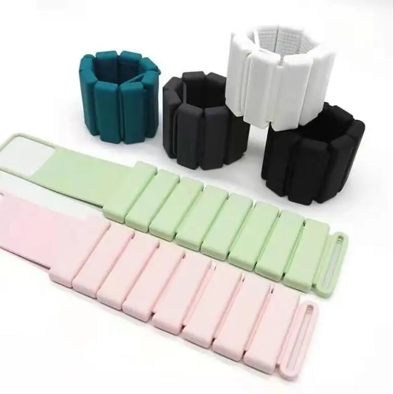 

Running silicone weight-bearing hand and foot ring Yoga fitness adjustable weight wrist strap Sports training weighting belt