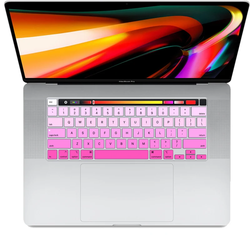 

Rainbow Design Silicone Keyboard Cover Skin Protective  laptop skin cover, Mixed colors