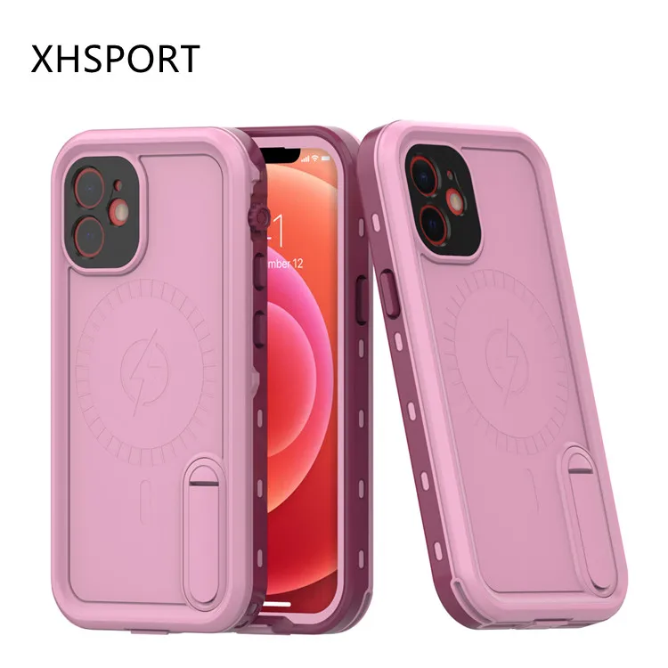 

Solid color back cover ip68 waterproof shockproof phone back case cover for iPhone 12 mini pro max