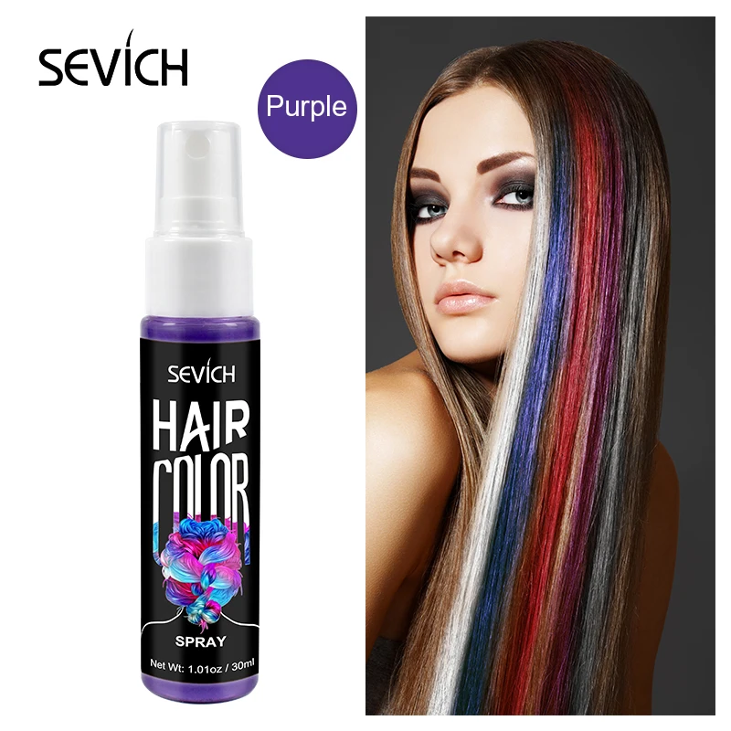 Sevich New Temporary Hair Dye Hair Color Spray For Men And Women Hair Color  Change Freely - Buy Hair Color Spray,Temporary Hair Color Spray,Color Spray  Hair Product on Alibaba.com