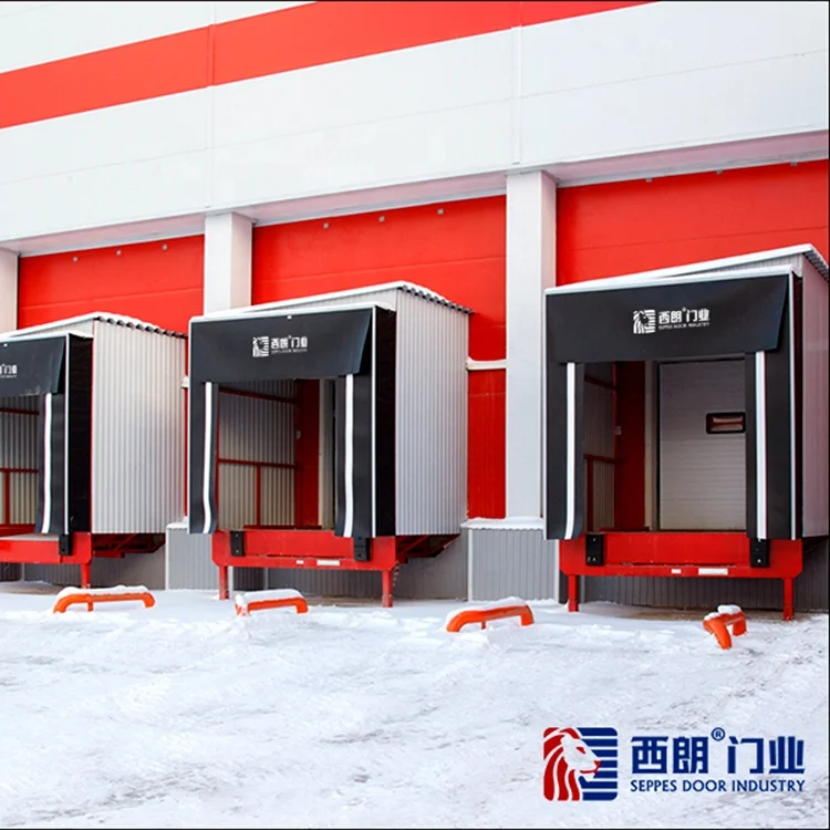 
warehouse dock shelter mechanical dock seal for cargo 