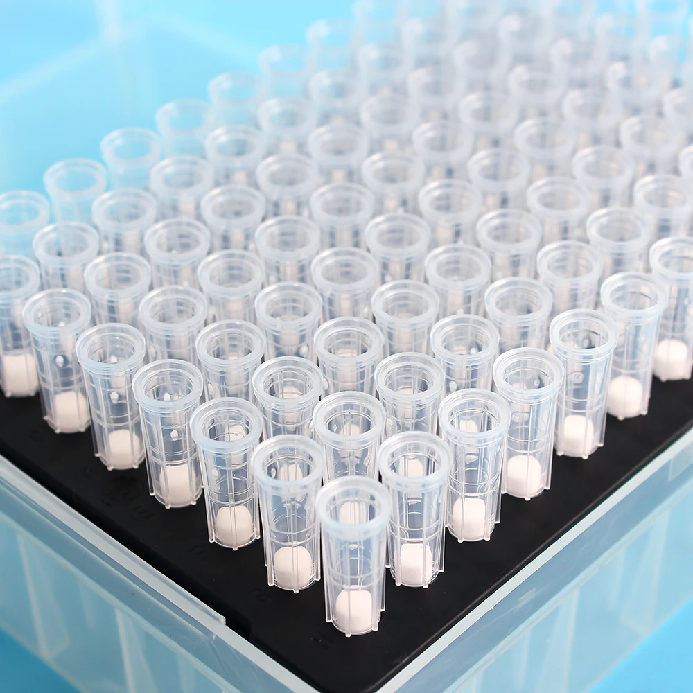 

Disposable Sterile Plastic Filter Pipette Tips 96 Wells Rack Low Retention 200ul Pipette Tips