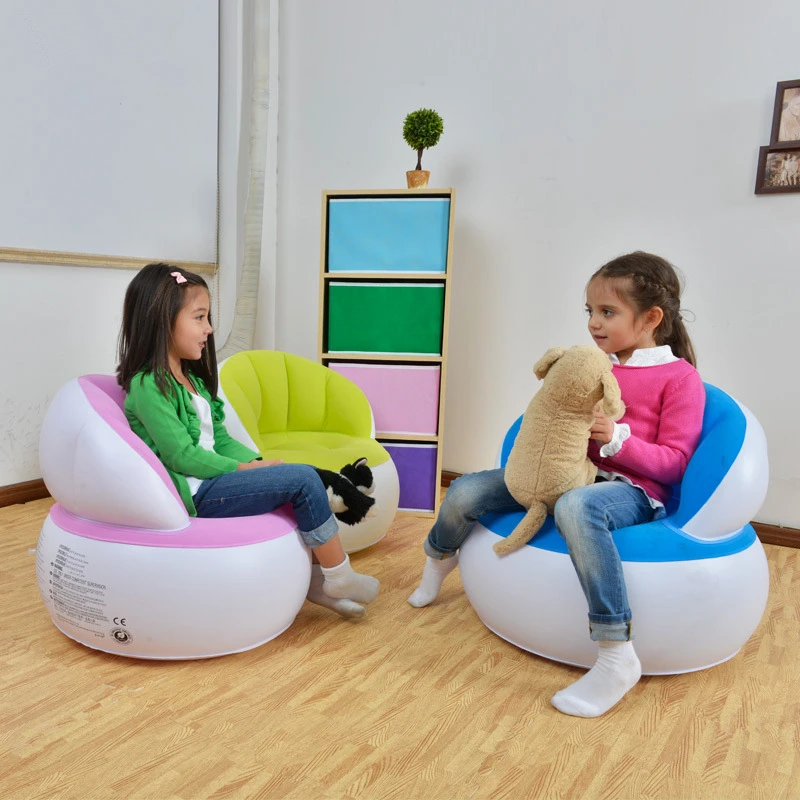 sillón sin frijoles con bomba de pie Uf inflable con bolsa de frijoles sofá de aire café, tamaño: 43 x 33,5 pulgadas tipo F para sofá inflable plegable 