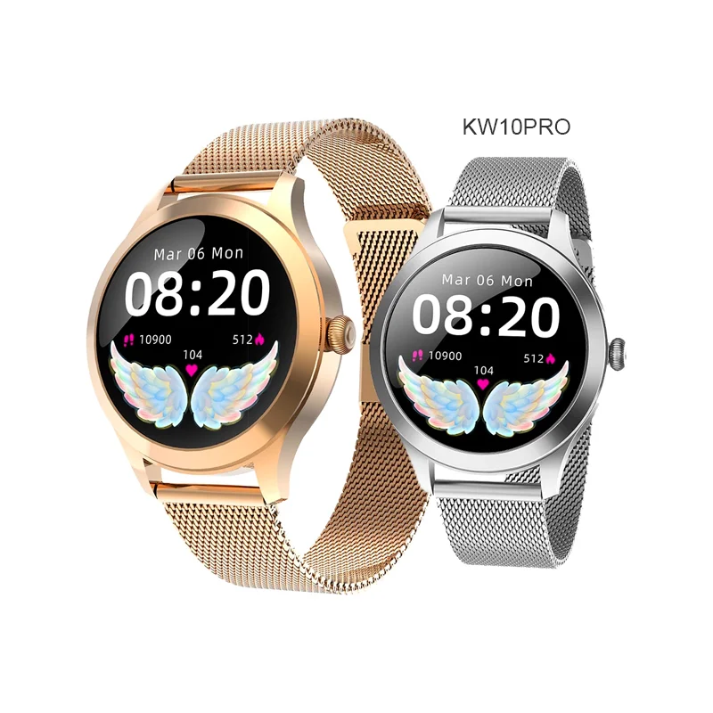 

2021 Top Selling KW10 pro smartwatch 24 hours Heart Rate ladies smart watch KW10pro with English Russian Polish Language