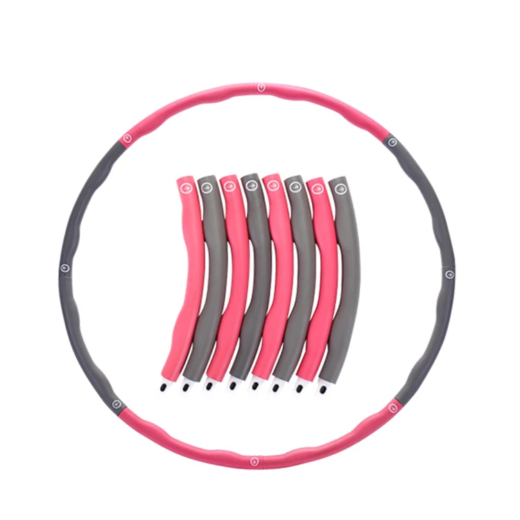 

Wholesale Sports Exercise Recycle Detachable Weight Loss Fitness Hoola Hoop for Adult, Customized