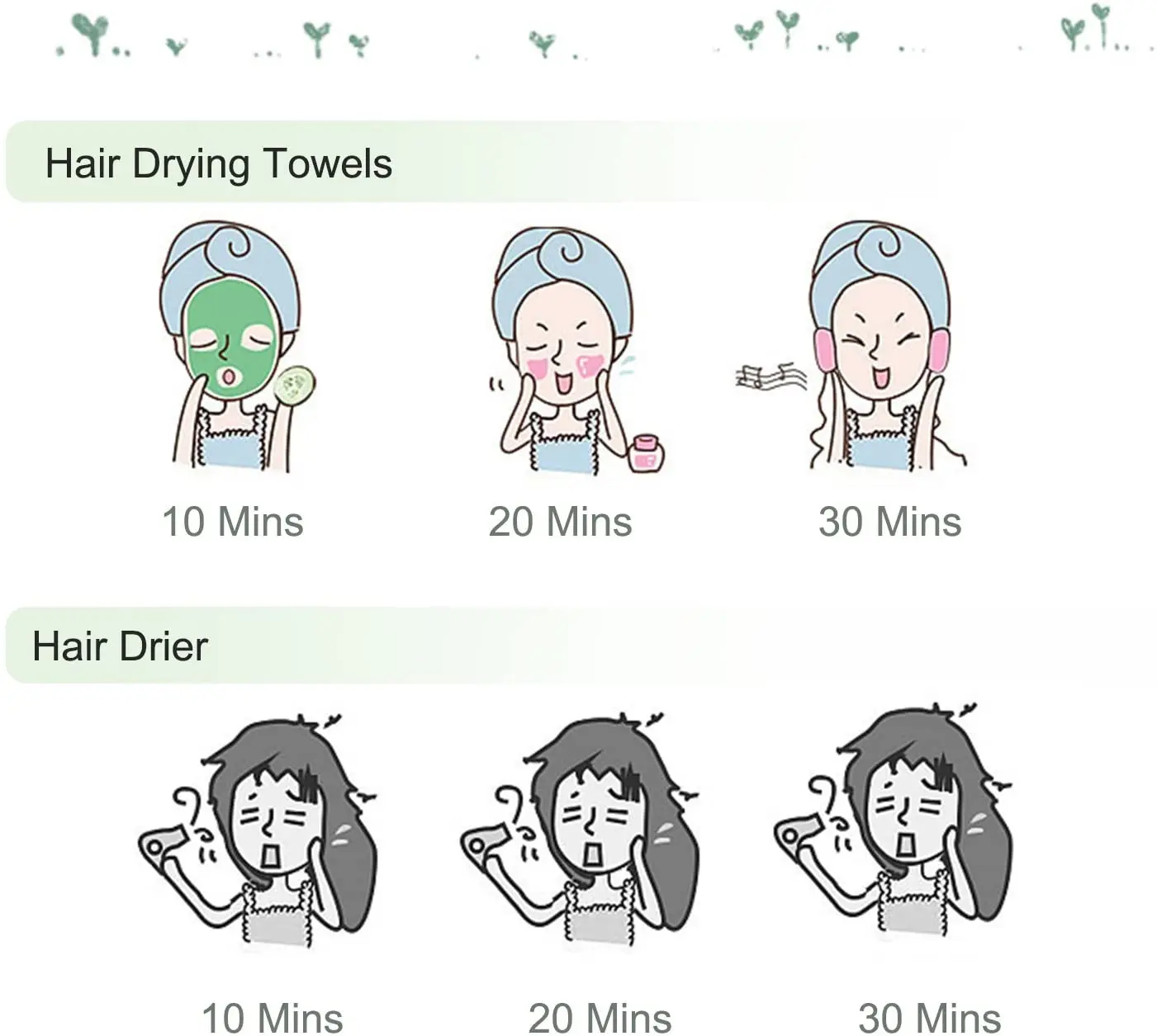 hair dry towel 