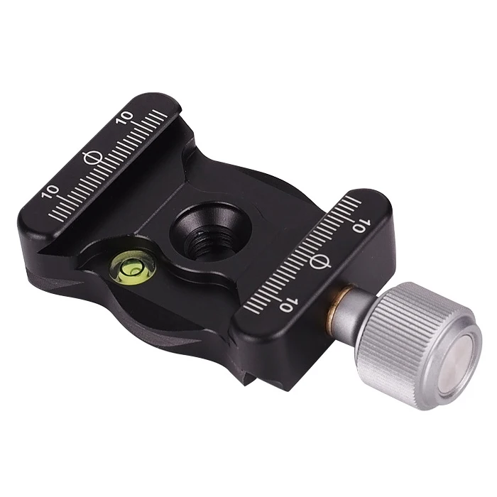 

DSLR SLR Camera Tripod Clamp Clip Quick Release Plate Mount Stand QR Quick Release Clamp, Black