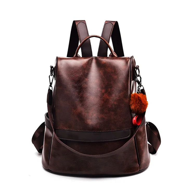

Top Seller Fashion Women PU Leather Shoulder Back Bag Ladies Custom Backpacks For Women Fashionable School, Oem
