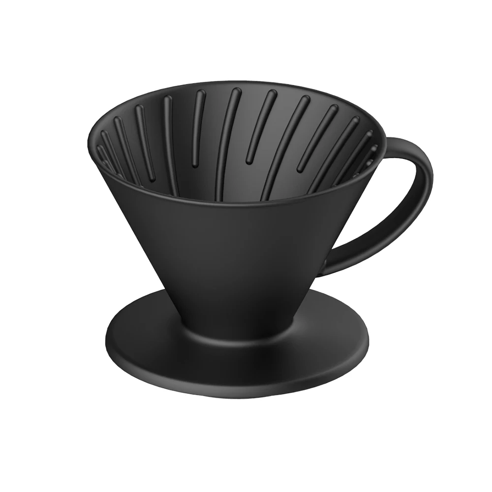 

DHPO High Quality Ceramic Coffee Filter With white v60 coffee dripper, Customized