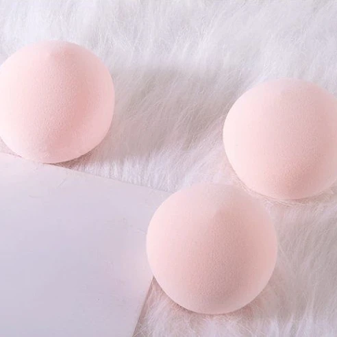 

China Vendor Free Samples Private Label Soft Custom Logo Cosmetic Puff Foundation Peach Makeup Sponge, Customized color