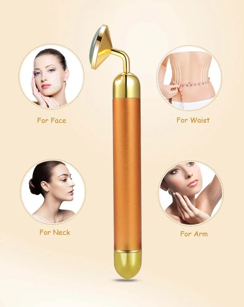 
Handheld Natural Aventurine Jade Roller Anti-aging Facial Massage For Home Use 