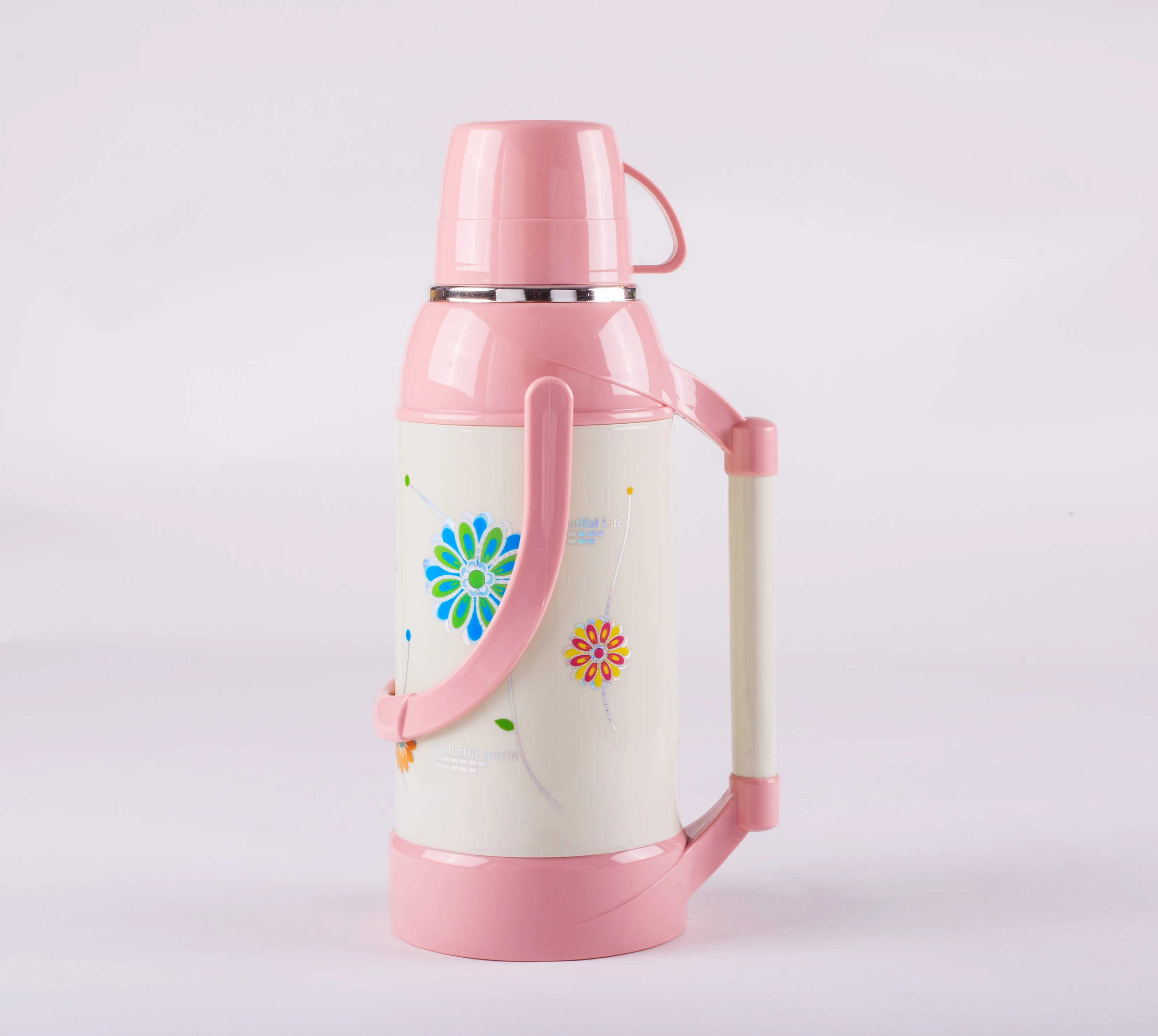 

Plastic water bottle vacuum thermos 2.0L insulated hot water cold water bottle, Optional