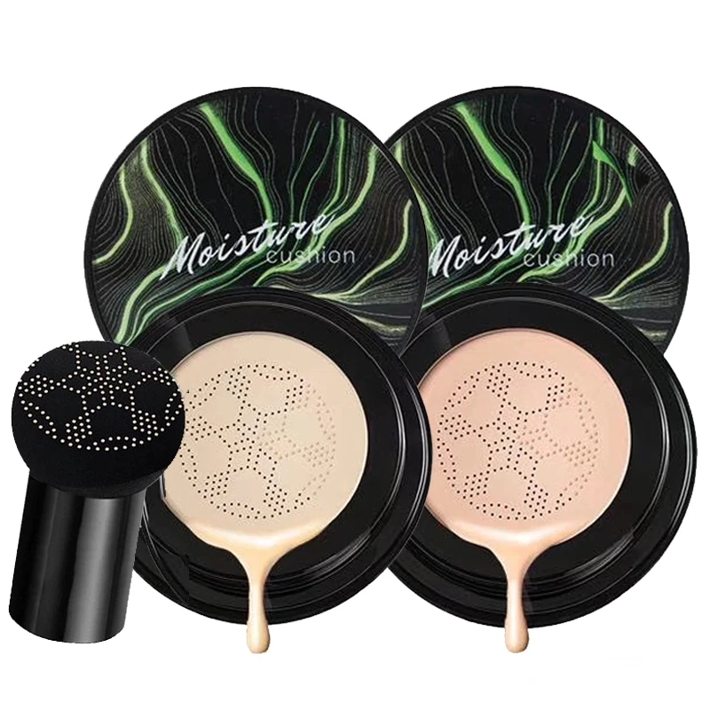 

Natural Concealer Mushroom Cushion Foundation Brightening Beauty Cream