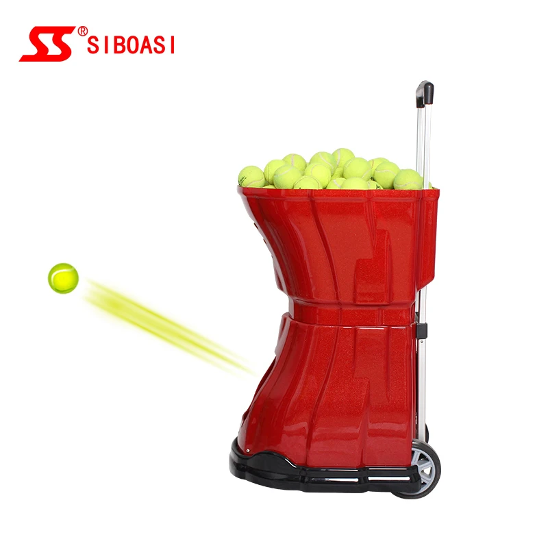 

Portable Practice High-tech Siboasi S3015 Tennis Ball Machine Pick up Training Equipment for Sale