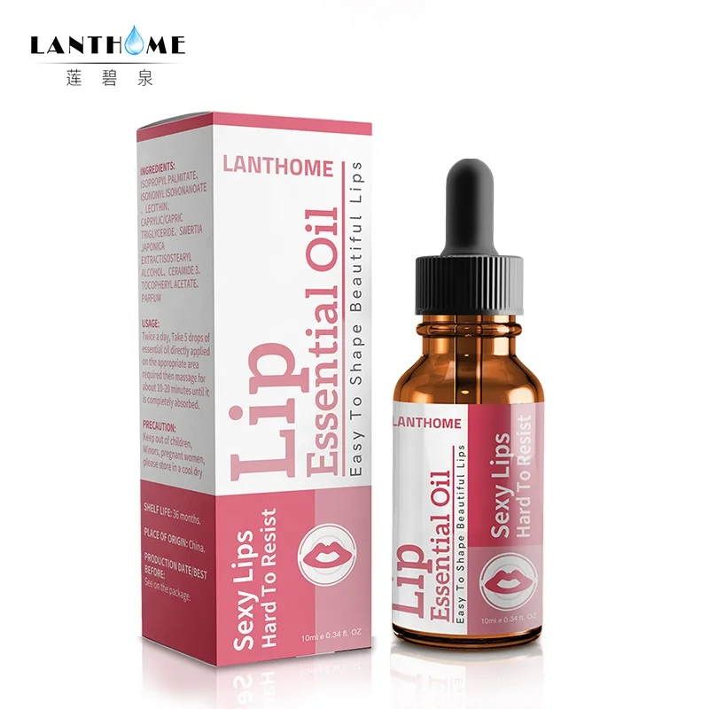 

Hot Selling Private Label Organic Lip Oil Moisturizing Lip Plumper Effective Enlargement Lip Enhancer, Pink