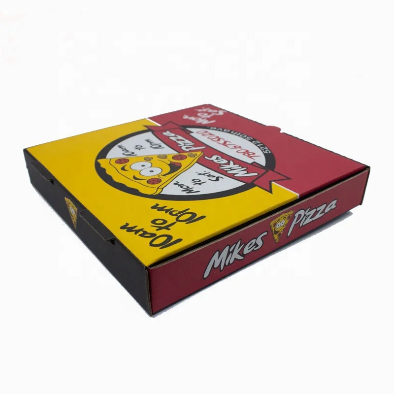 Rechteckige Pizza Verpackung Box Für Vorlage