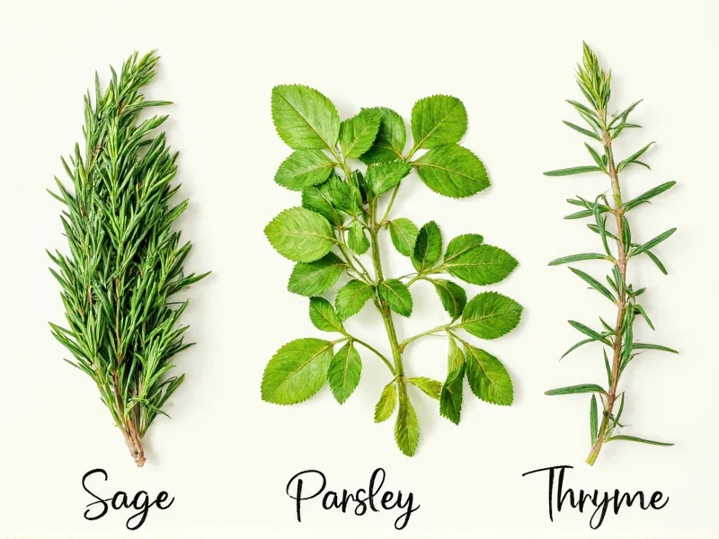 Sage Parsley Rosemary Thyme: Essential Culinary Herb Guide
