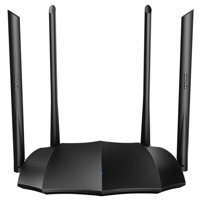 

Tenda AC8 1200Mbps Wireless WiFi Router Dual Band 2.4G/5G 4 6dBi Antennas Gigabit Router, Black